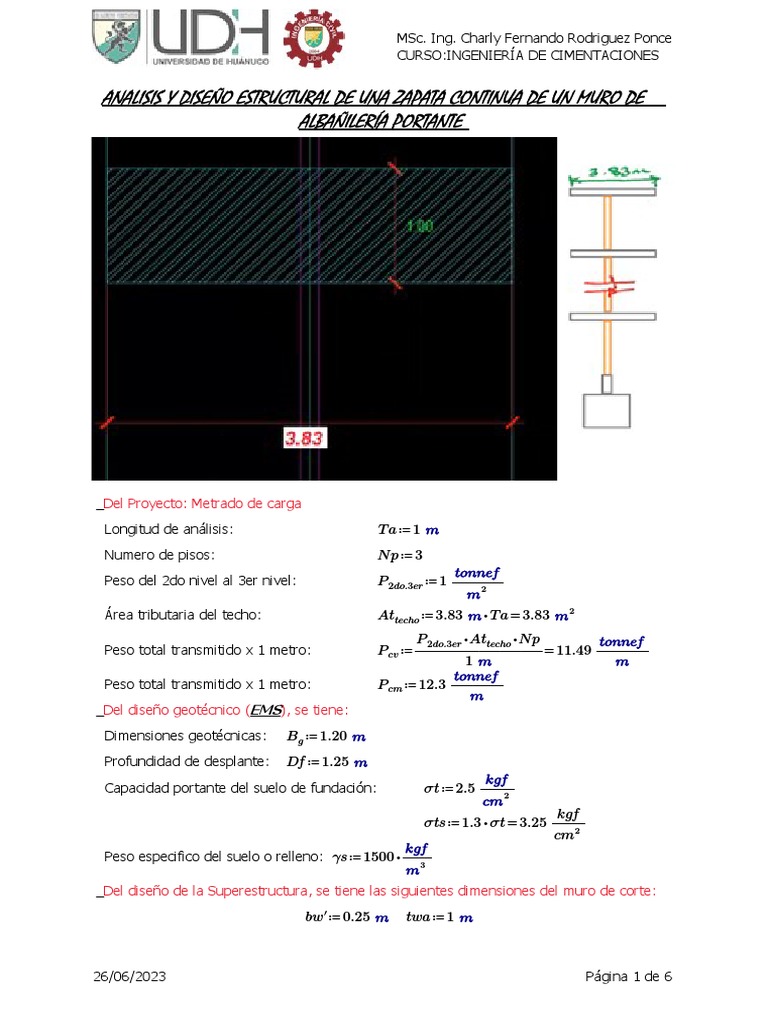 Diseño Tructural De Una Zapata Cuadrada Aislada Concéntrica Y - Foto 10
