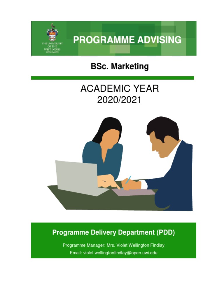 UWI BSc Marketing Programme Advising | PDF | Bachelor Of Science ...