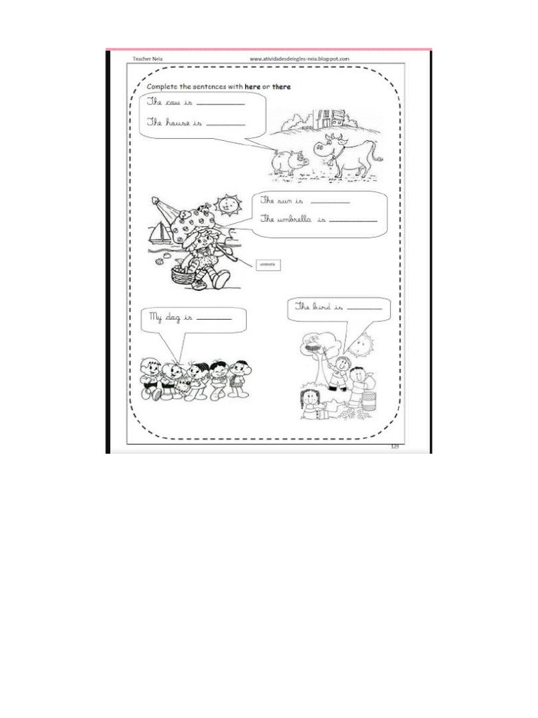 INGLES Here There PDF