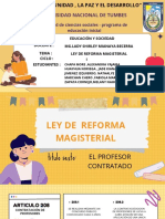 Ley de Reforma Magisterial (Titulo Sexto)