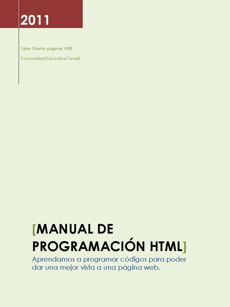 Manual de Html