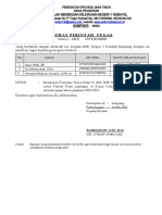 Surat Perintah Tugas Pengantaran Surat Permohonan PKL 2022-AKL