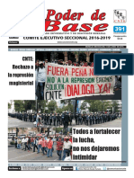 Poder de Base, No. 391. Sección XVIII Del SNTE-CNTE