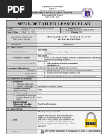 Semi Detailed Lesson Plan in Math 10