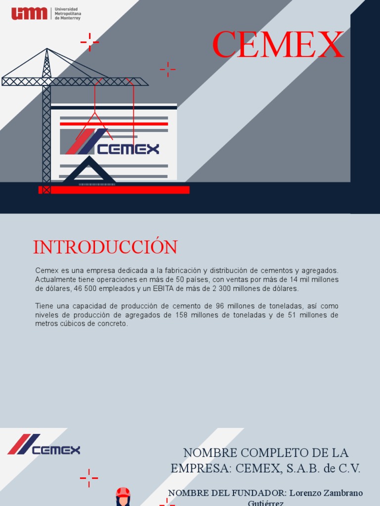 Proyecto Final Cemex | Descargar gratis PDF | Business | Economias