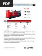 WL-320 Kta19-G6 320kva:256kw