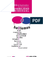 Cartel Hablemos de Bisexual 