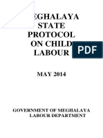 Meghalaya State Protocol On Child Labour - Corrected