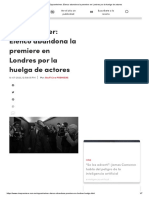 Oppenheimer - Elenco Abandona La Premiere en Londres Por La Huelga de Actores