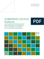 GOBIERNOS LOCALES RURALES - Guiselle Romero - Micaela Reategui - Edición 2019