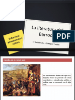 La Literatura Del Barroco Caractericc81sticas Generales