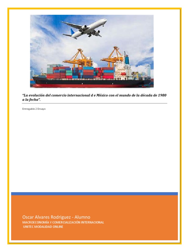 Evolución del Comercio Internacional en México | PDF | México | Comercio