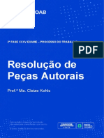 E-Book Resolução de Peças Autorais - Prof. Cleize Kohls