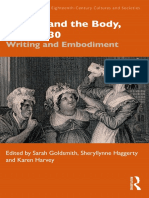 Letters and The Body, 1700-1830 Writing and Embodiment Edited BySarah Goldsmith, Sheryllynne Haggerty, Karen Harvey