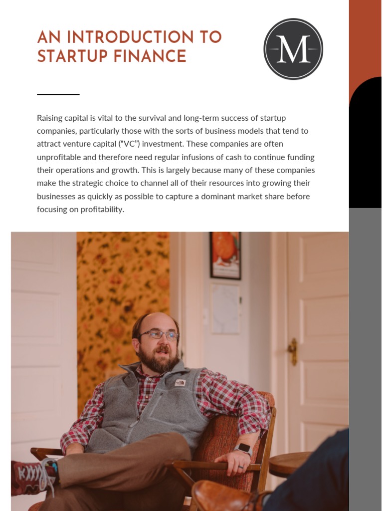 An Introduction To Startup Finance Pdf Startup Company Small