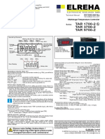 TAR 1700-2 TAR 3700-2 TAR 5700-2: Multistage Temperature Controller