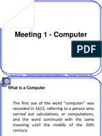Meeting 1 - Computer