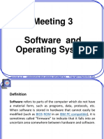 Meeting 3 Software and Operating System
