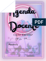 Agenda Docente Neon PDF - Educacion Maestros