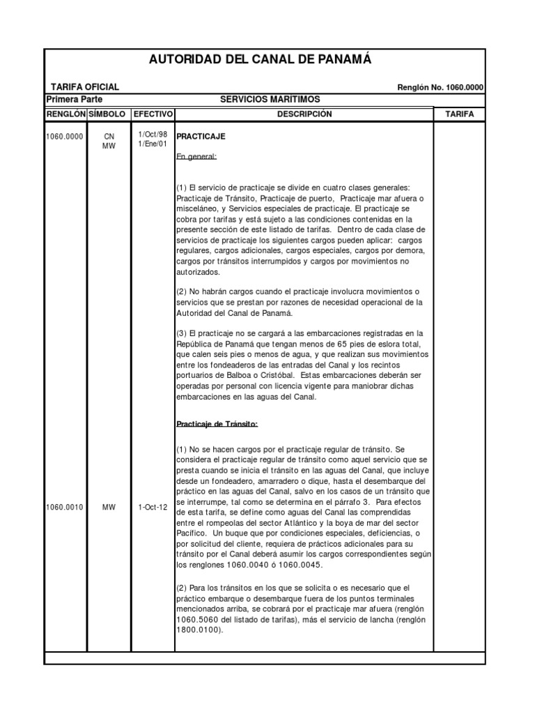 El Practicaje | PDF | Piloto marítimo | canal de Panama
