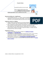 Projectile Motion Guide