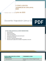 Derecho Procesal Penal II Temas 1 y 2 Actos Conclusivos y Formas Anormales de Concluir El Procedimiento Común