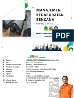 Manajemen Kedaruratan Bencana Dan SKPDB Pramuka