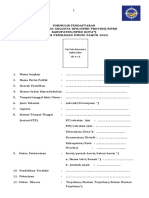 Formulir Pendaftaran Anggota DPR - DPRD Prov - DPRD Kab - Kota
