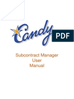 Subcontract Management Manual