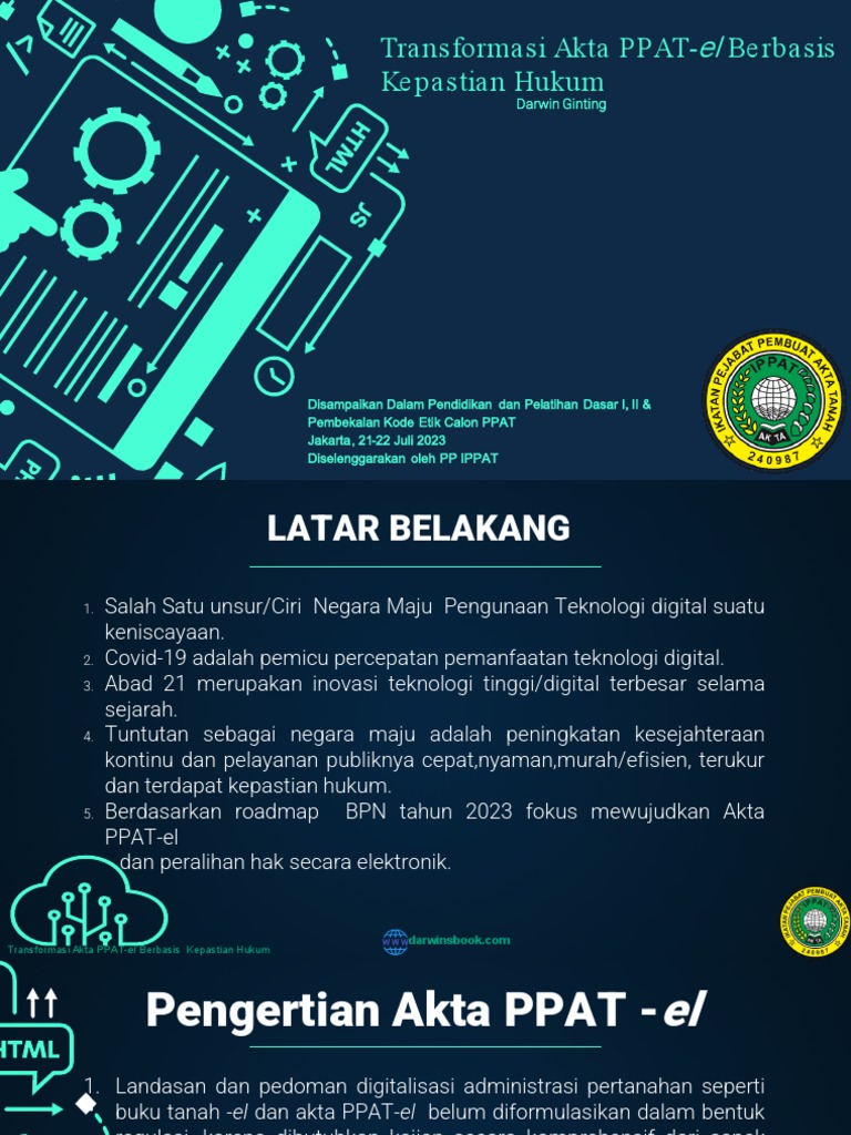 Transformasi Digital Akta PPAT | PDF | Pengelolaan Keuangan & Uang