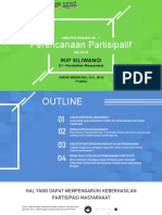 Perencanaan Partisipatif Kelas B Pertemuan 7