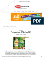 Pengertian TX Dan RX - Pintar Komputer