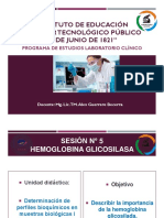 5° Sesión. - Hemoglobina Glicosilada