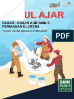 Modul Ajar Dasar-Dasar Agribisnis Perikanan Elemen4 (Teknik Dasar Budidaya Perikanan)