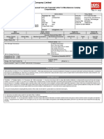 Motor Insurance - Proposal Form Cum Transcript Letter For Miscellaneous Carrying Comprehensive