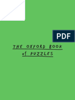 The Oxford Book of Puzzles (University of Oxford direct-mail, 2011)