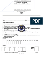 121 Mathematics PP1 QS