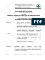 8.1.2.1 (3.9.1.3) SK Permintaan Pemeriksaan, Penerimaan Spesimen, Pengambilan Dan Penyimpanan Spesimen