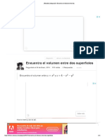 (Resuelta) Integración - Encuentra El Volumen Entre Dos