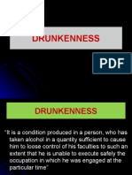 Drunkenness Certificate