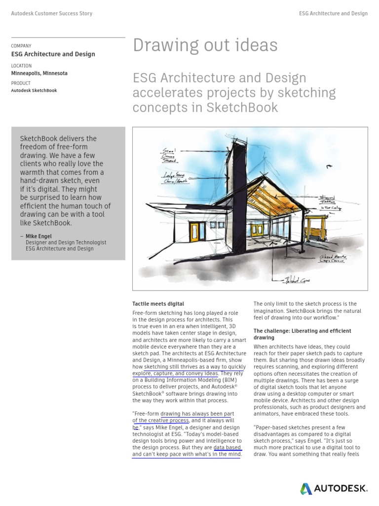 Autodesk Sketchbook-Architecture | PDF | Building Information Modeling ...
