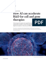 How Ai Can Accelerate R and D For Cell and Gene Therapies