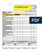 Formato Check List de Inspeccion Herramientas Electricas