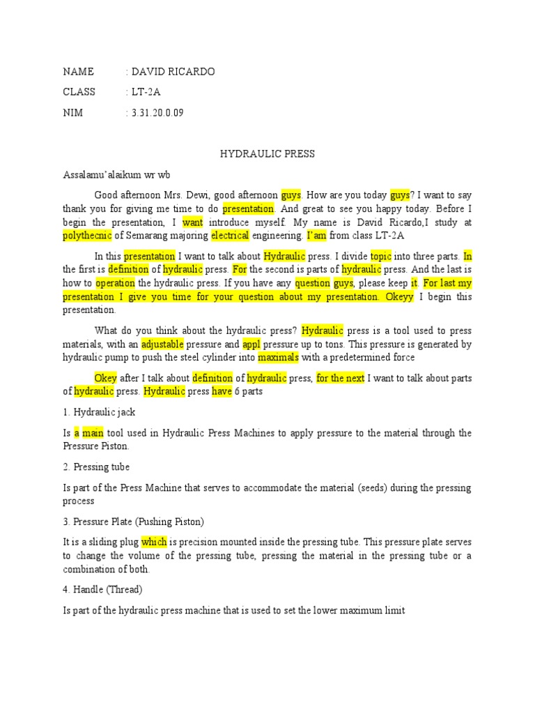 David ricardo lt 2a 09 script pdf pump piston