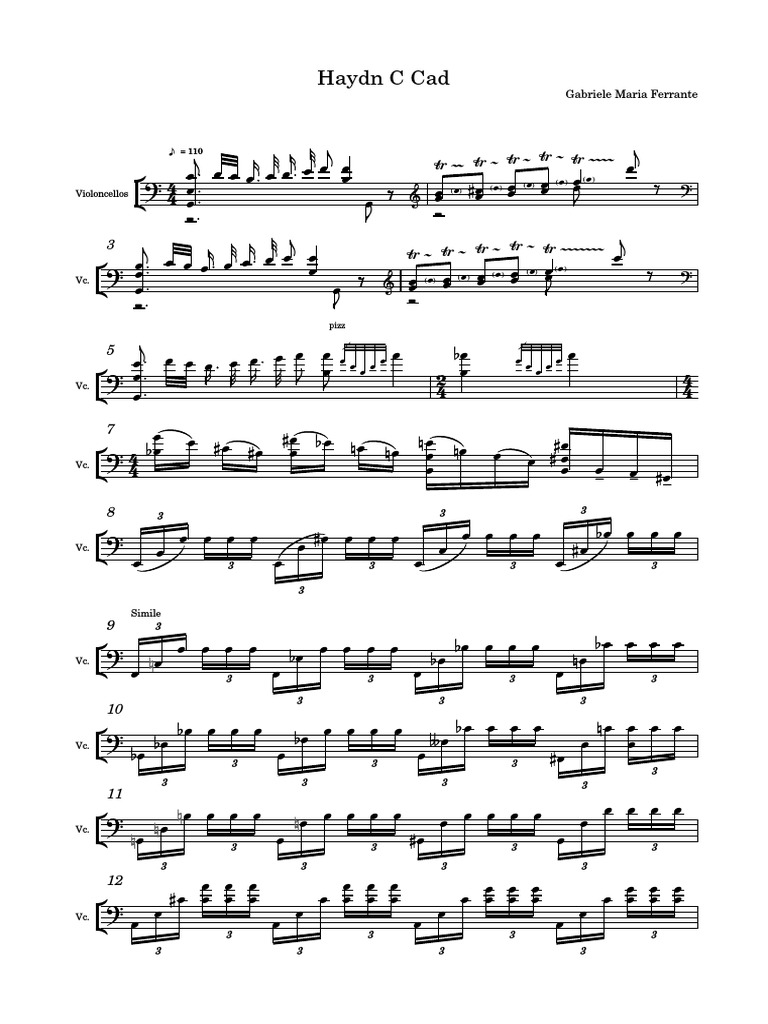 Haydn Do - Cadenza v3 | PDF