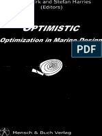 39th WEGEMT Summer School On Optimistic Optimization in Marine Design