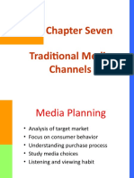 Chapter Seven Traditional Media Channels