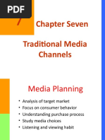 Chapter Seven Traditional Media Channels