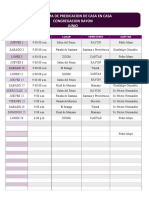 Programa de Predicación Junio