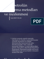 Ham Petrolün Ayrıştırma Metodları Ve Incelenmesi